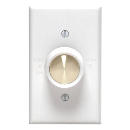 Leviton Mfg. Co. Rotry Fan Contrl5Amp Wht 06616-00W